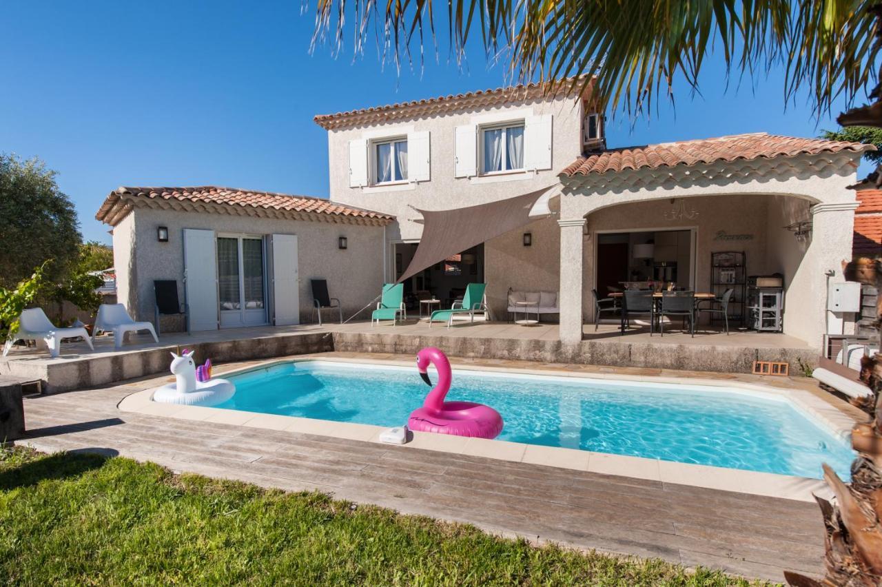 Villa Deidière 6pers/piscine/pétanque/clim Saint-Cyr-sur-Mer Extérieur photo